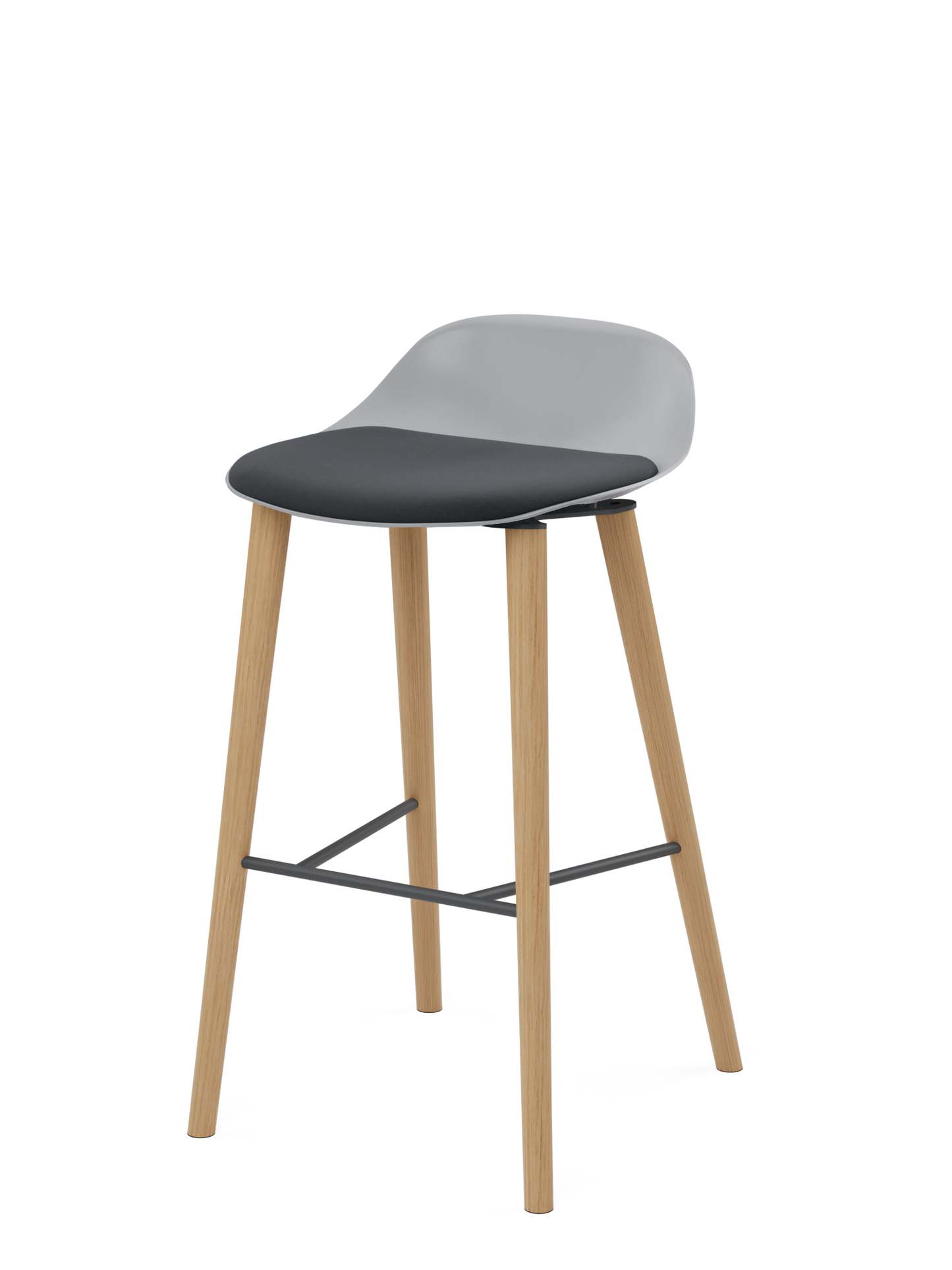 Tabouret – Polen Low en bois avec rembourrage