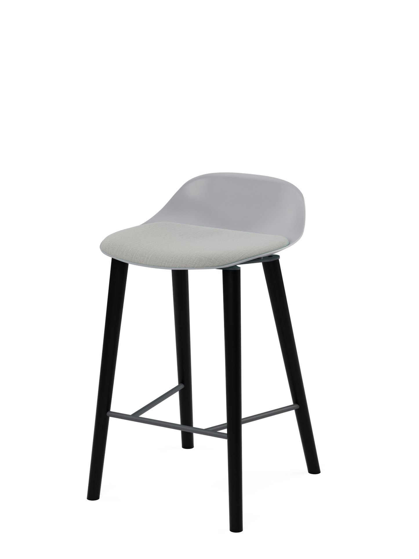 Tabouret – Polen Low en bois avec rembourrage